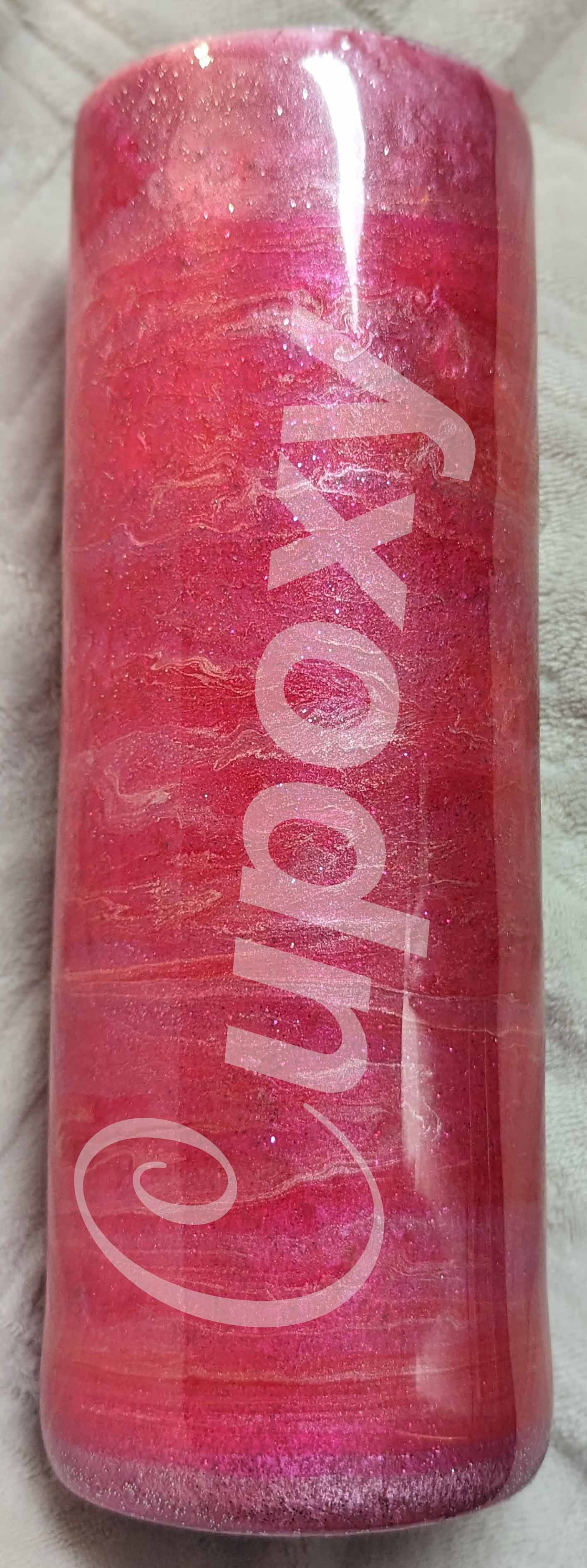 Pink Galaxy Skinny Tumbler