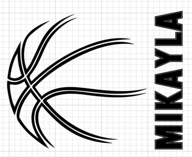 Basketball Skinny Tumbler