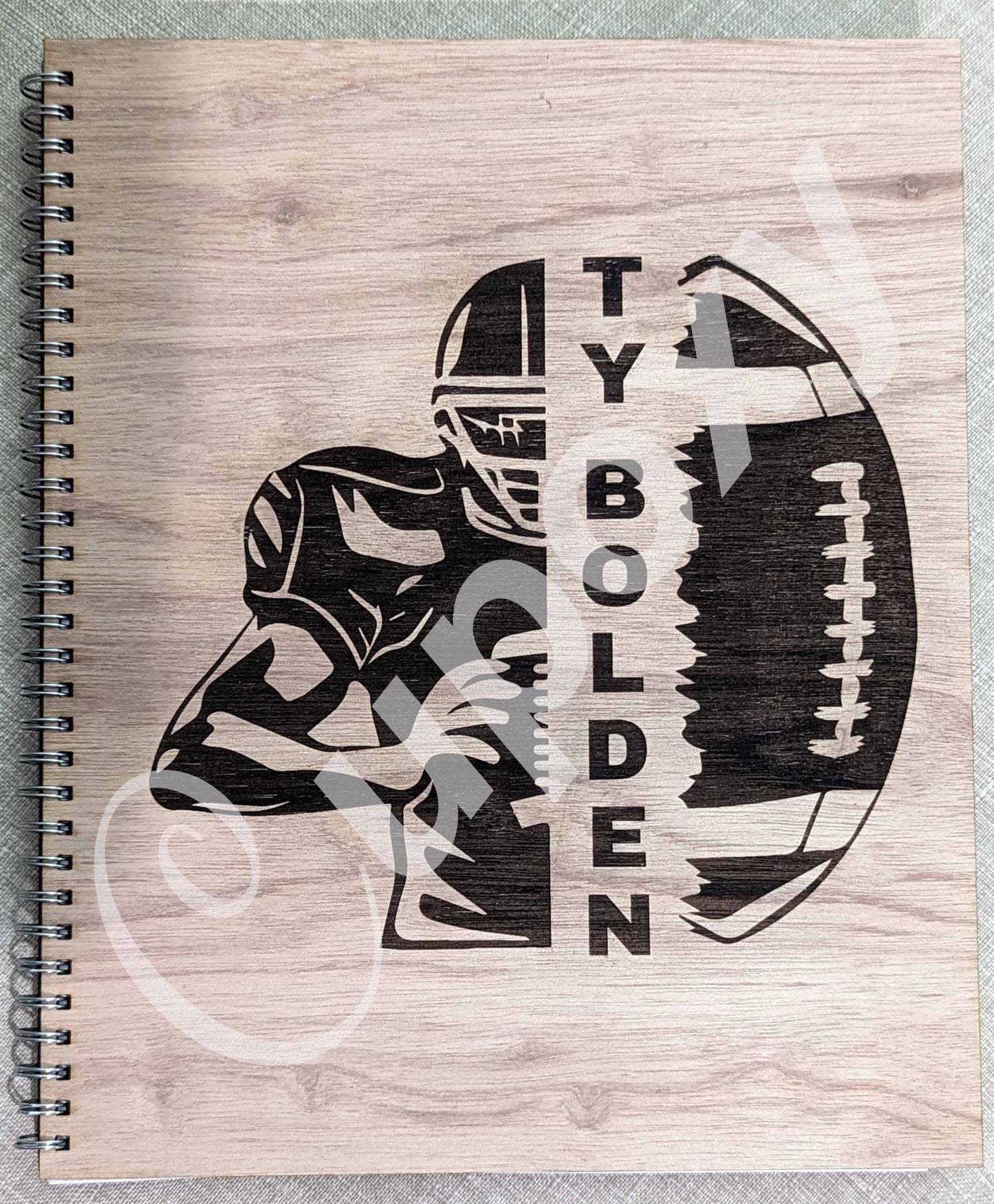 Football Player (Name) Notebook